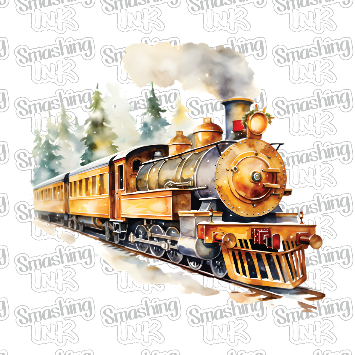Sublimation Train Design Vintage Train 3 - Heat Transfer | DTF | Sublimation (TAT 3 BUS DAYS ...