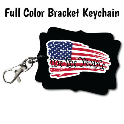 We The People - Acrylic Keychain