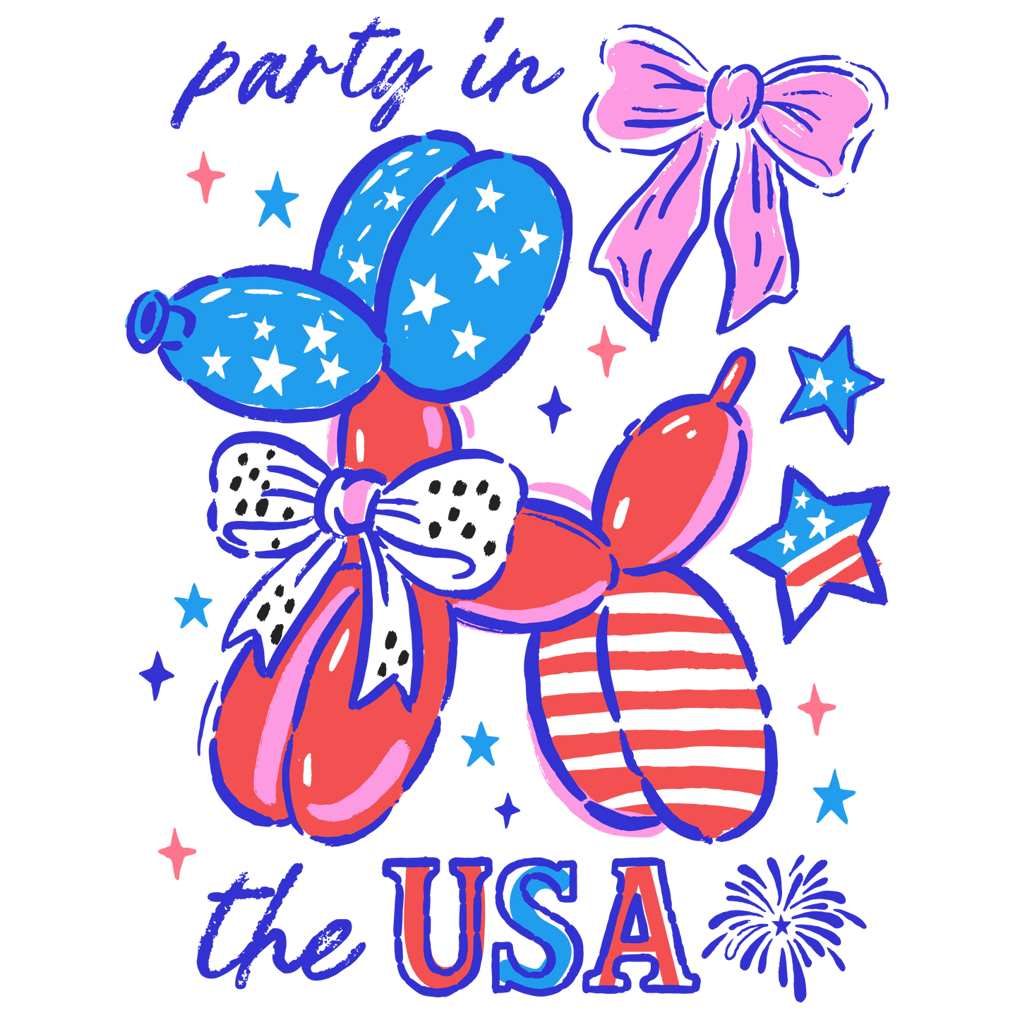 4th of July Kid Designs - DTF | Sublimation (TAT 3 BUS DAYS)