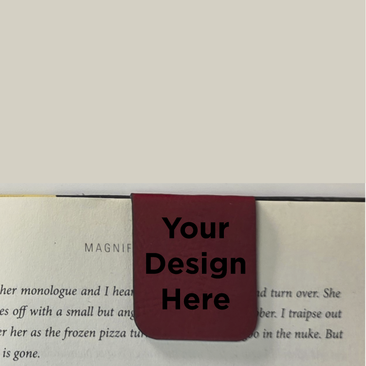 Custom - Bookmark | Magnetic | Engraved Leatherette