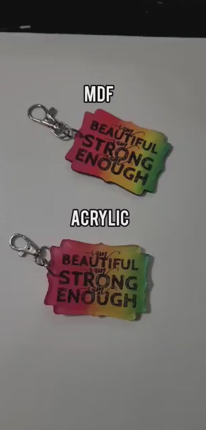 Sunshine Hurricane - Acrylic Keychain