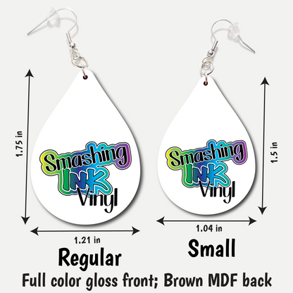 Softball Mom Glitter - Acrylic Earrings