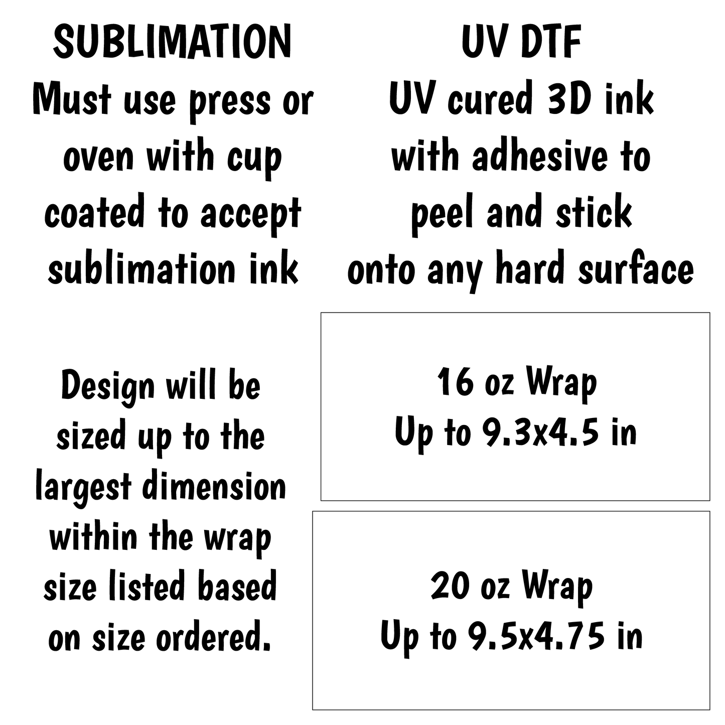 Nothing in this World Wrap for 16/20 oz Cups - UV DTF or Sublimation (SHIPS IN 3-7 BUS DAYS)