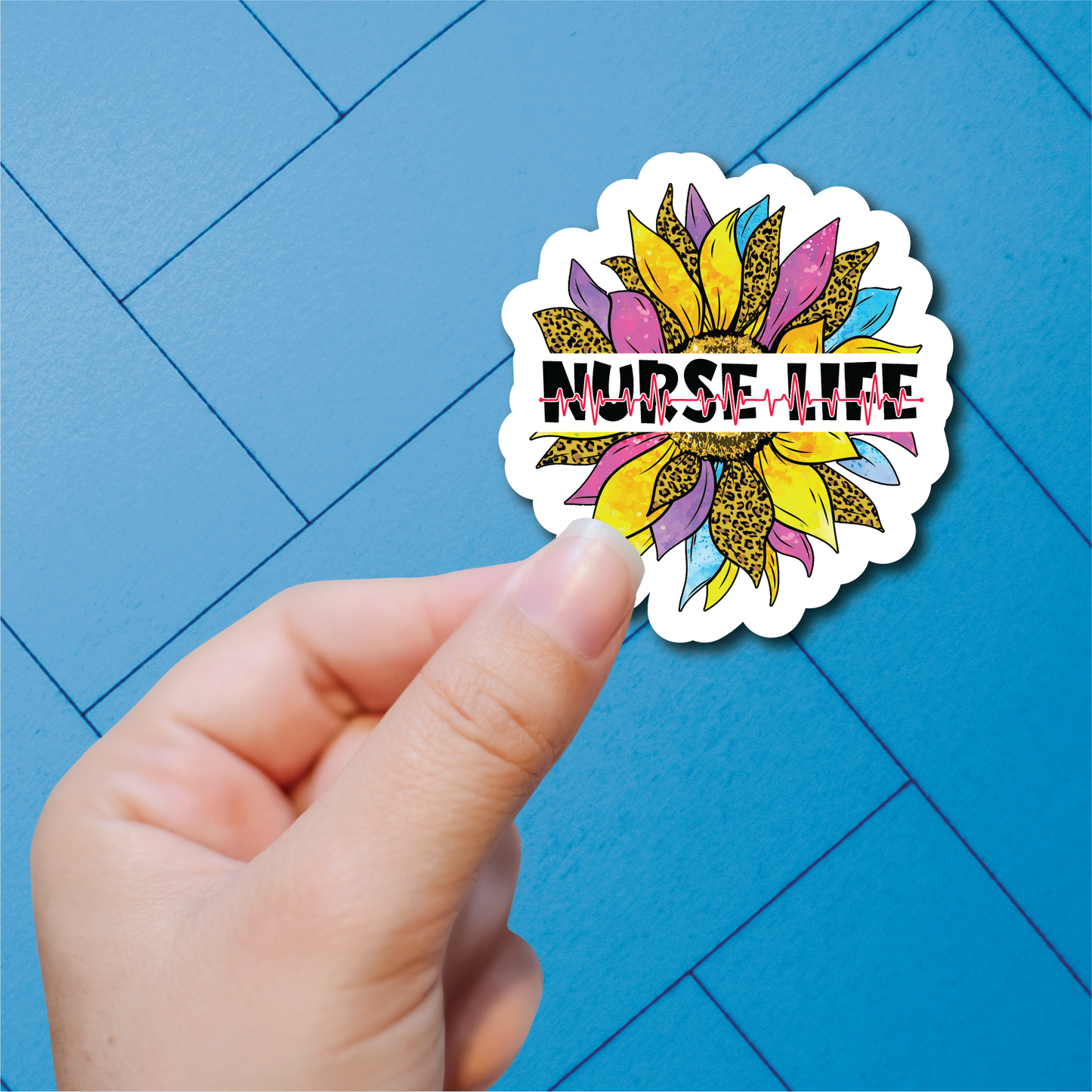 Nurse Life - Full Color Vinyl Stickers (SHIPS IN 3-7 BUS DAYS)