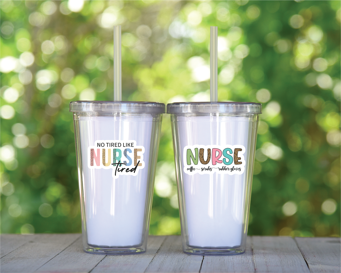 Nurse Sayings - Full Color Vinyl Stickers (SHIPS IN 3-7 BUS DAYS)