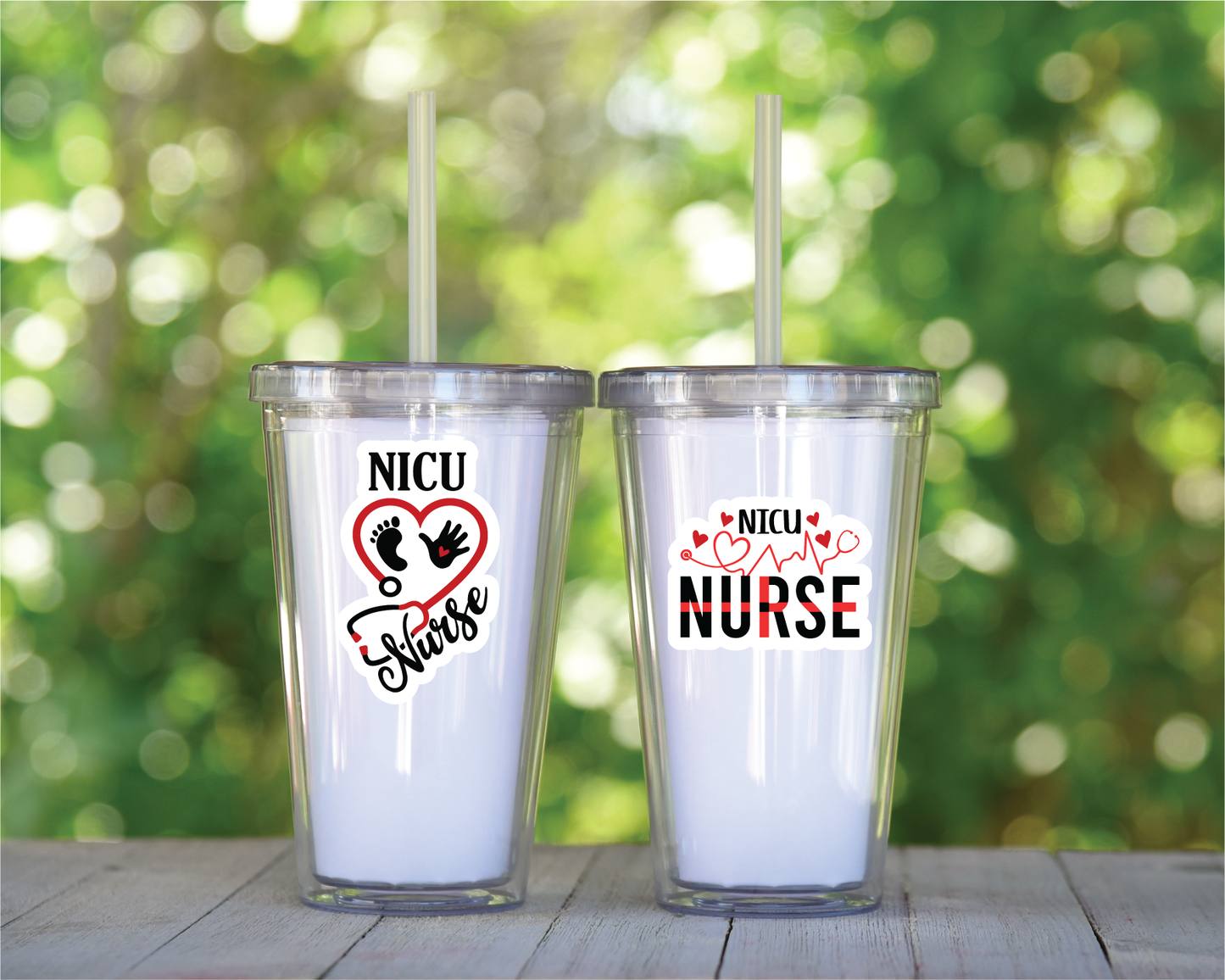 NICU Nurses 2 - Full Color Vinyl Stickers (SHIPS IN 3-7 BUS DAYS)