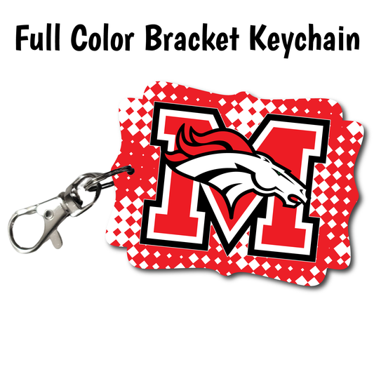 Melba Mustangs - Full Color Keychains