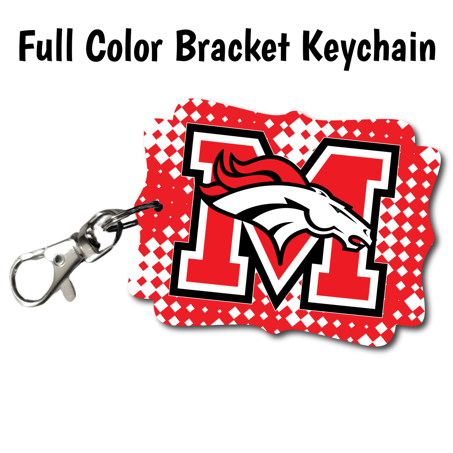 Melba Mustangs - Acrylic Keychain