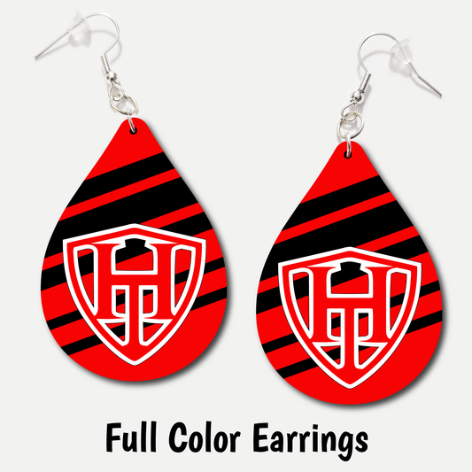 Homedale Trojans - Acrylic Earrings