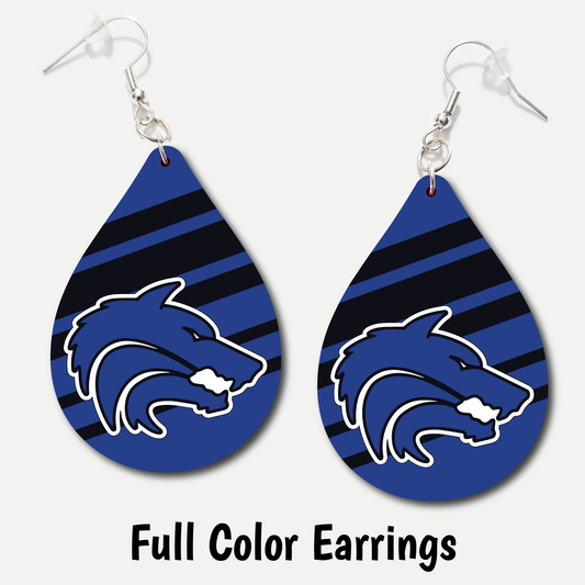 Timberline Wolves - Acrylic Earrings