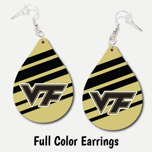 Vallivue Falcons - Full Color Earrings