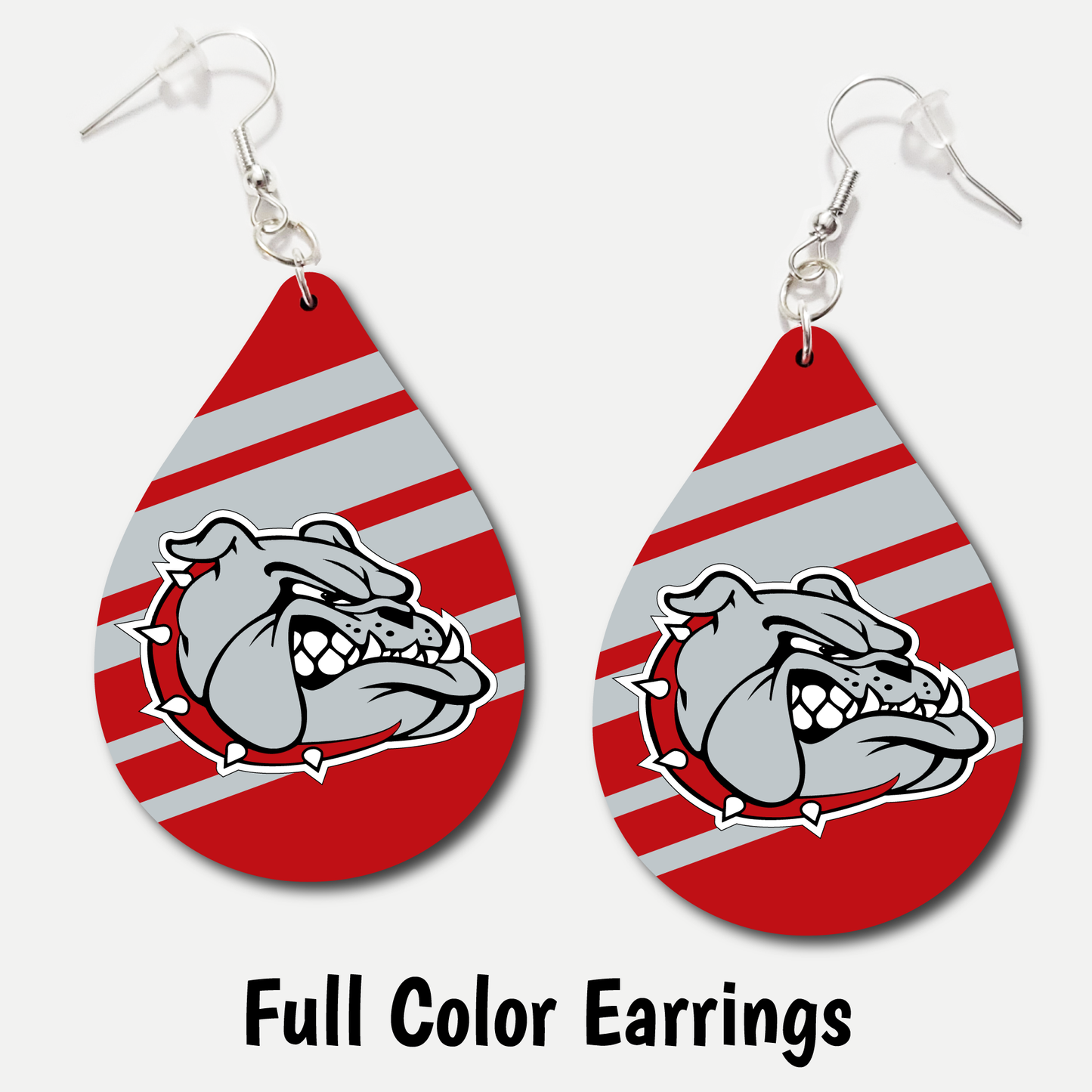 Nampa Bulldogs - Full Color Earrings