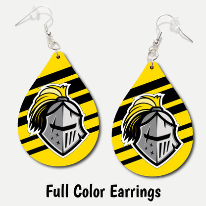 Bishop Kelly Knights - Acrylic Earrings