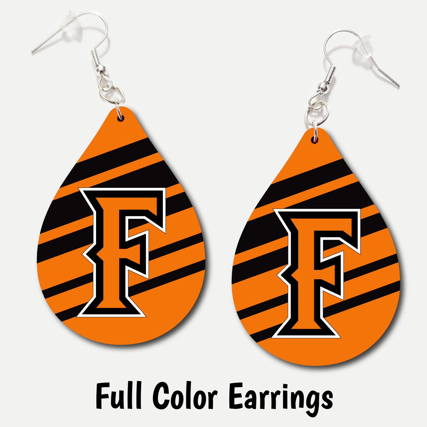 Fruitland Grizzlies - Full Color Earrings