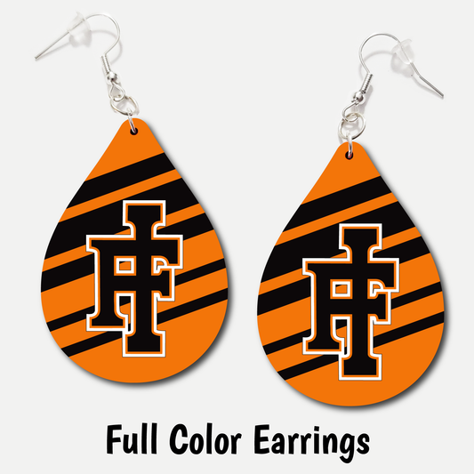 Idaho Falls Tigers - Full Color Earrings
