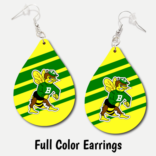 Bonneville Bees - Full Color Earrings