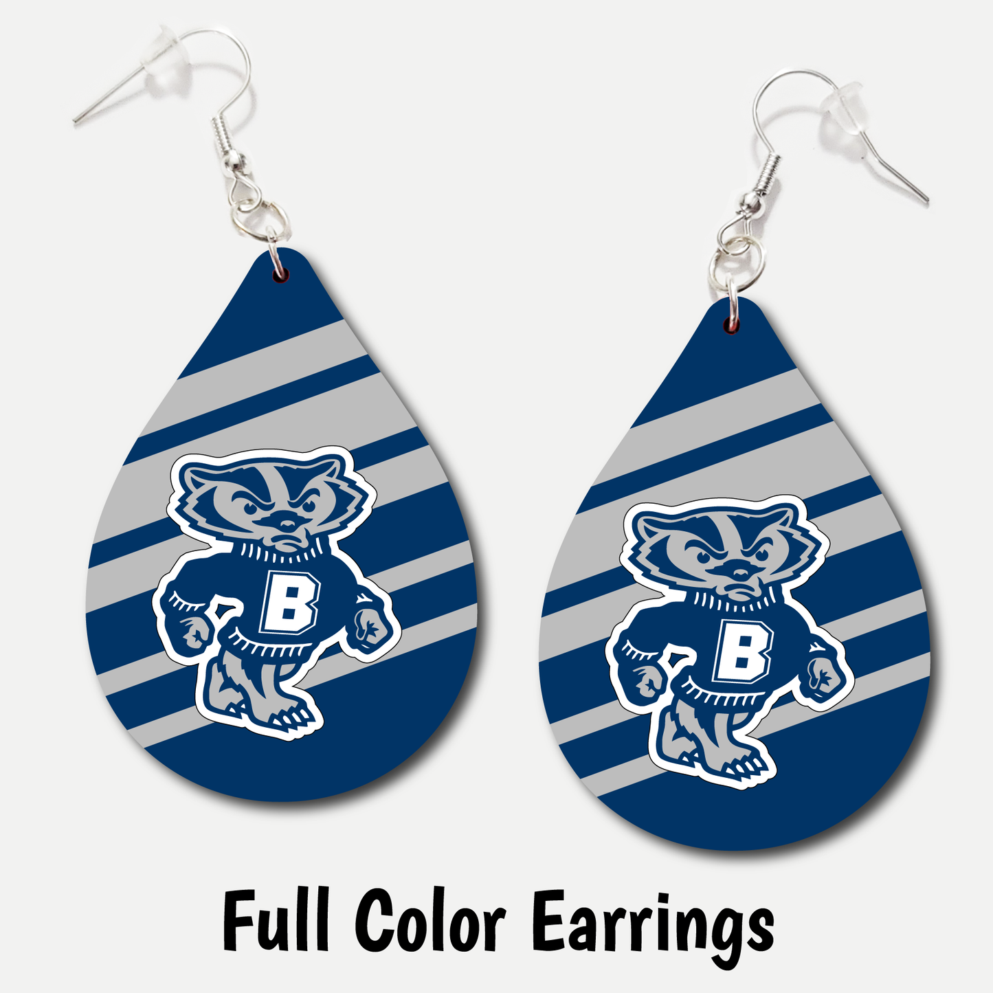 Bonners Ferry Badgers - Acrylic Earrings