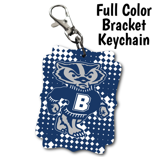 Bonners Ferry Badgers - Acrylic Keychain