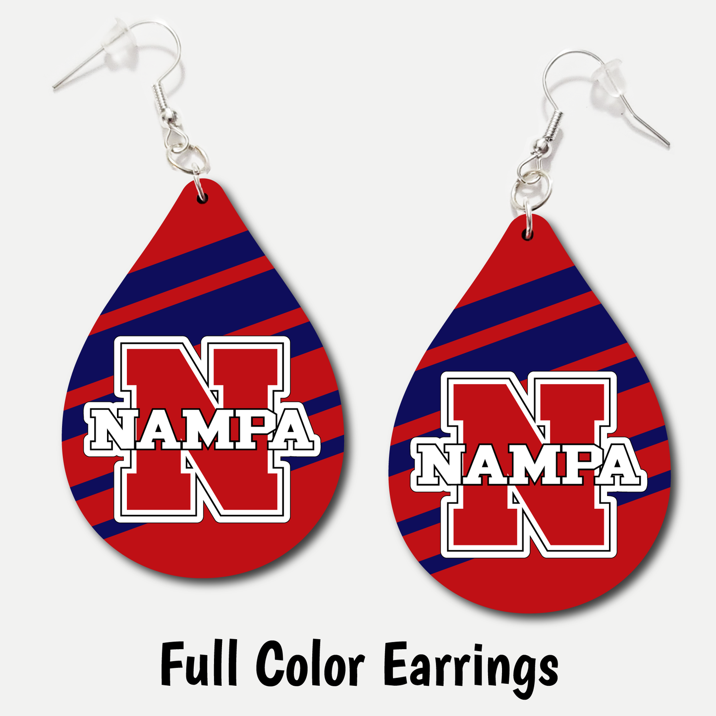 Nampa Bulldogs 2 - Full Color Earrings