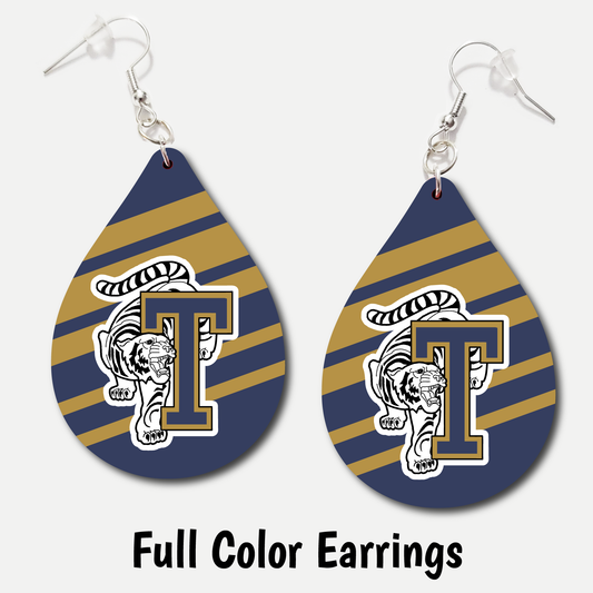 Timberlake Tigers - Acrylic Earrings