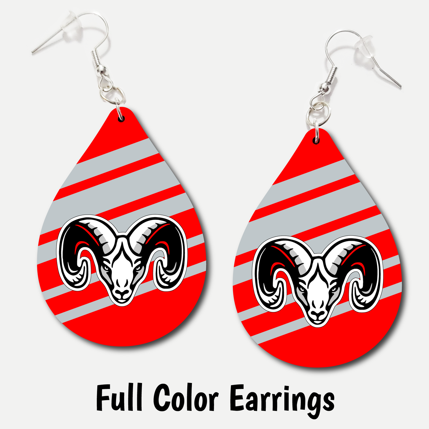 Highland Rams - Full Color Earrings