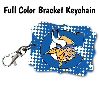 Coeur D' Alene Vikings - Full Color Keychains