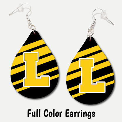 Lewiston Bengals - Full Color Earrings