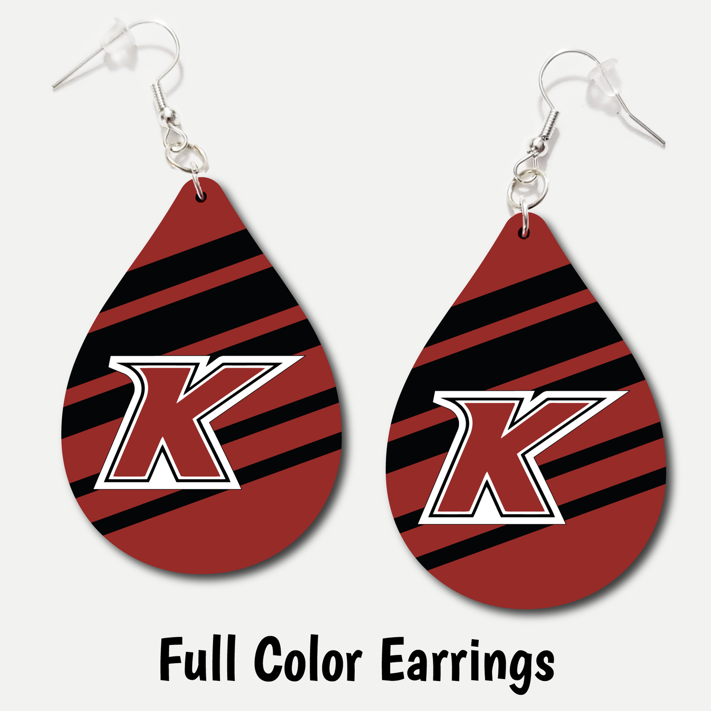 Kimberly Bulldogs - Full Color Earrings