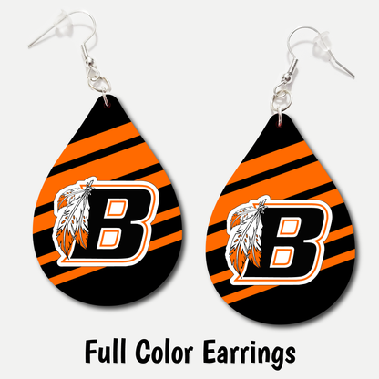 Buhl Indians - Full Color Earrings