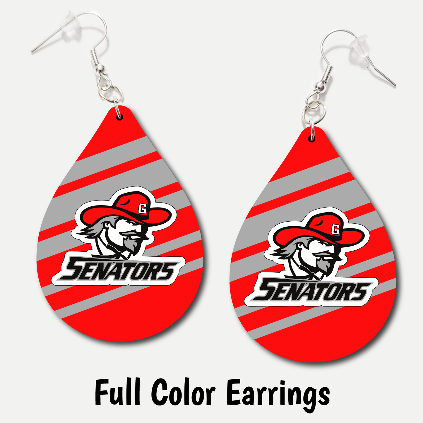 Gooding Senators - Full Color Earrings