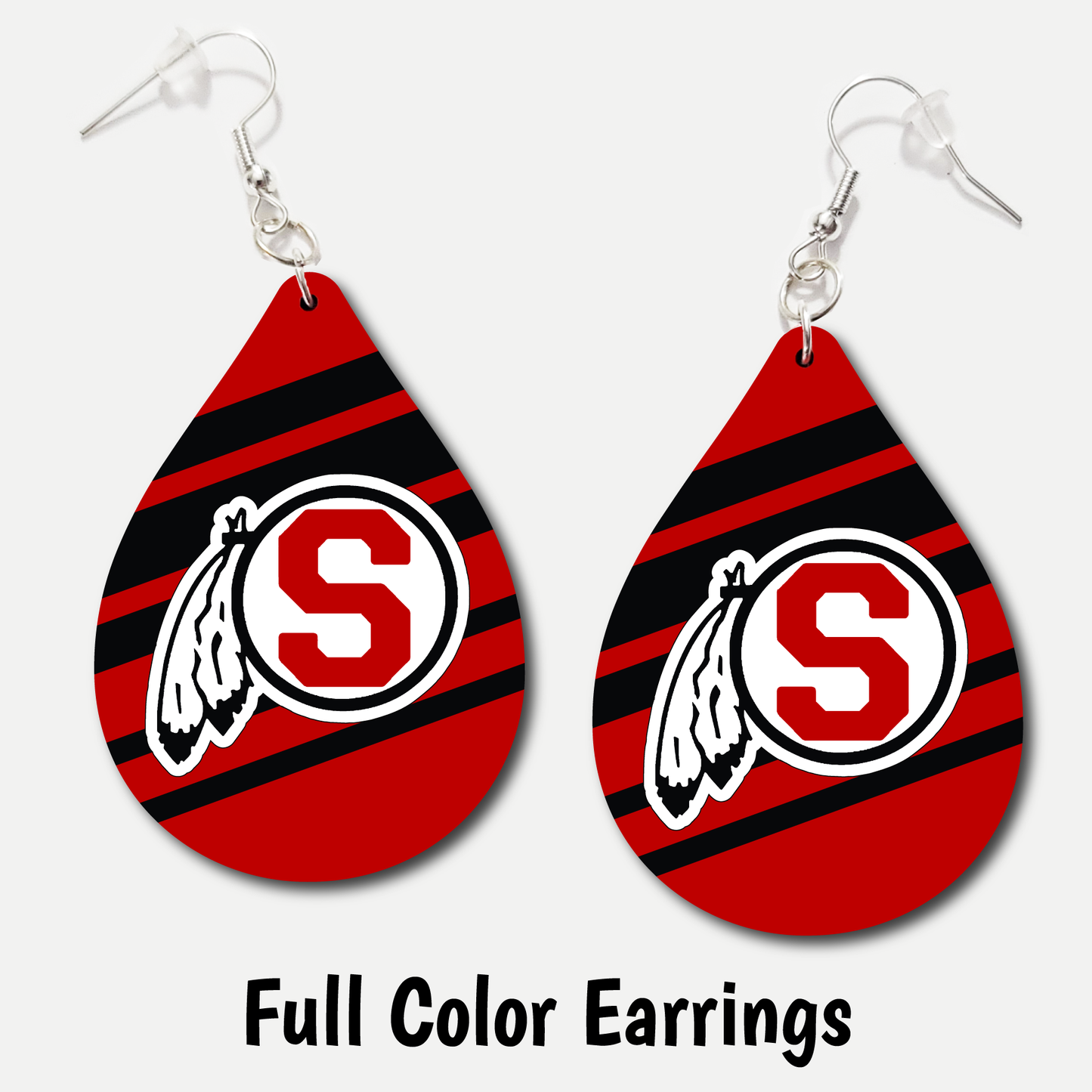 Shoshone Indians - Full Color Earrings
