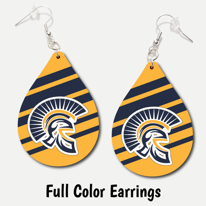 Wendell Trojans - Full Color Earrings