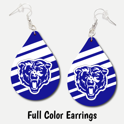 Bear Lake Bears - Full Color Earrings