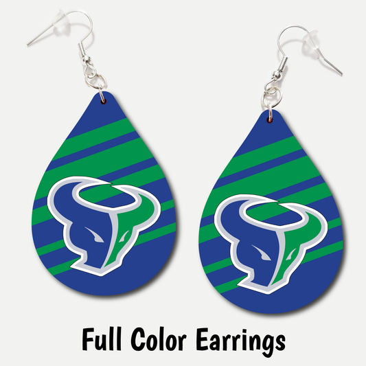 Mountain View Mavericks - Acrylic Earrings