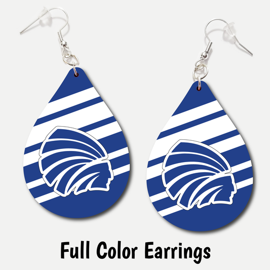 Preston Indians - Acrylic Earrings