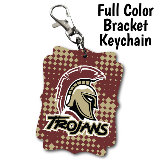 Rigby Trojans - Full Color Keychains