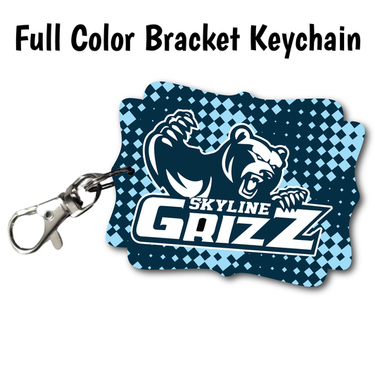 Skyline Grizzlies - Acrylic Keychain