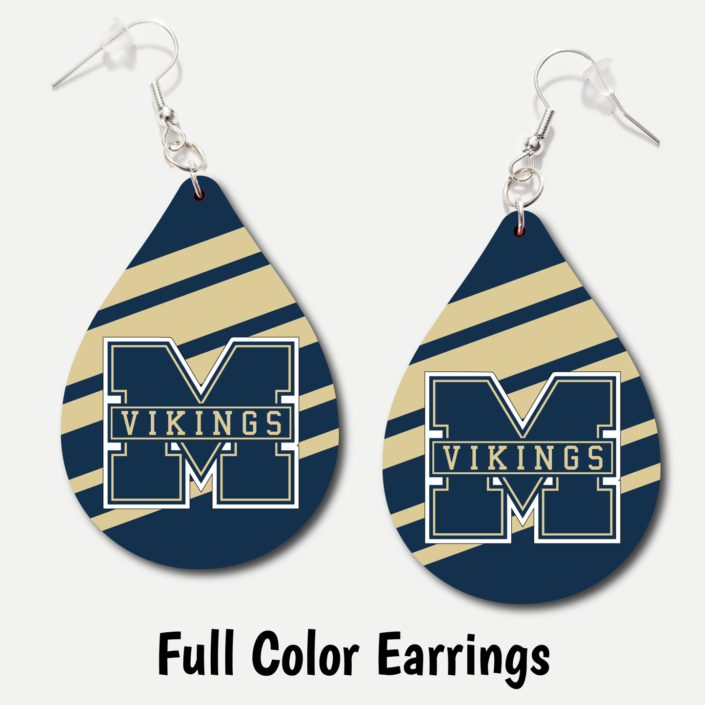 Middleton Vikings - Full Color Earrings