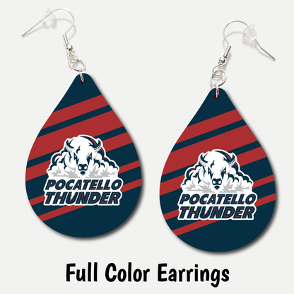 Pocatello Thunder - Full Color Earrings