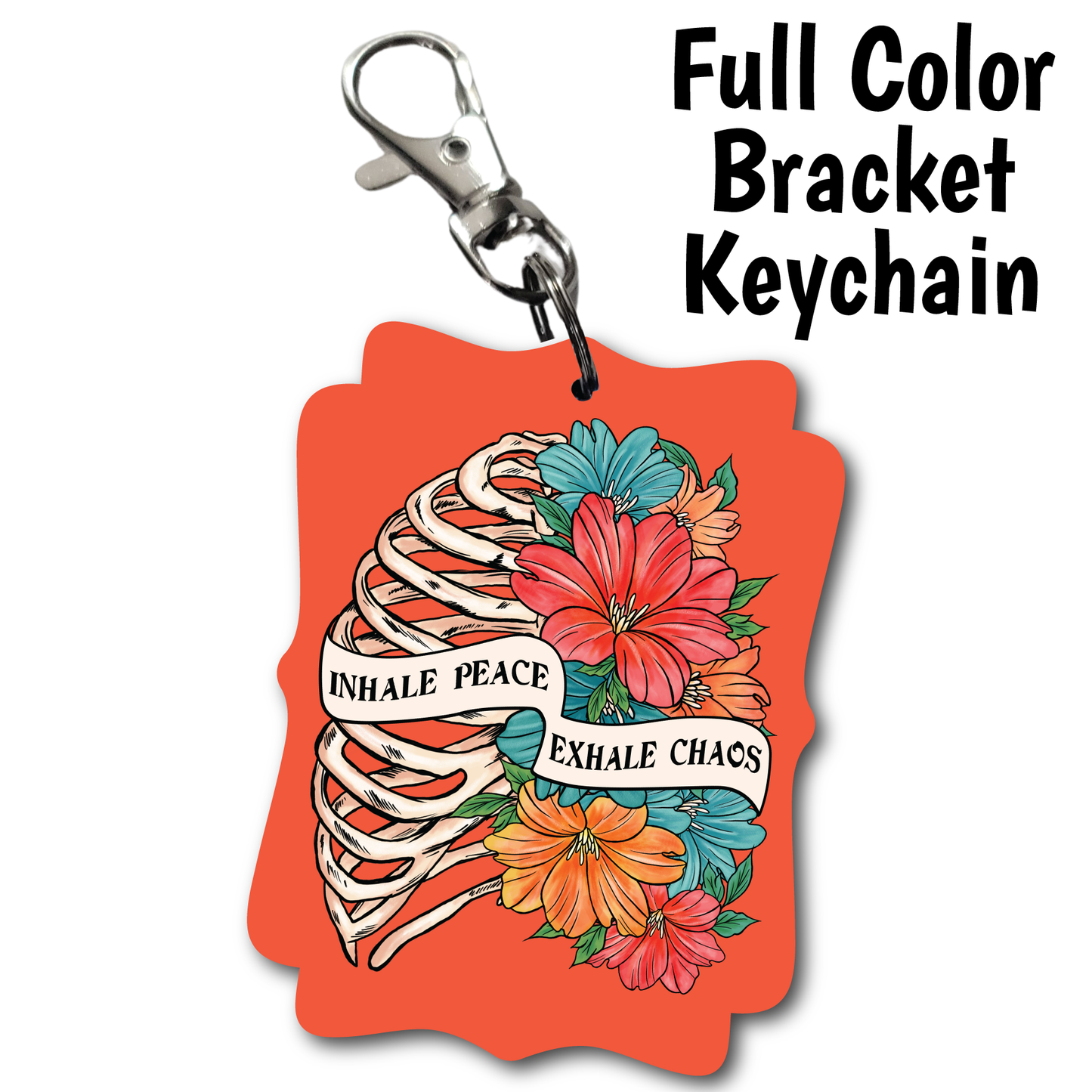 Inhale Peace - Acrylic Keychain