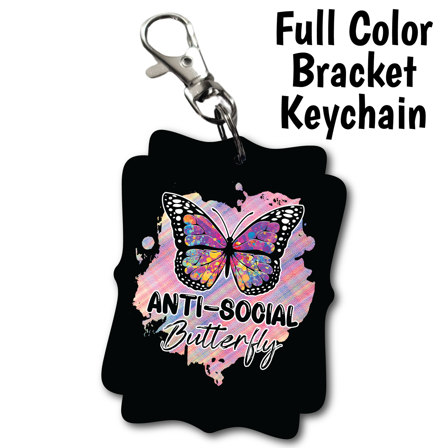 Anti-Social - Acrylic Keychain