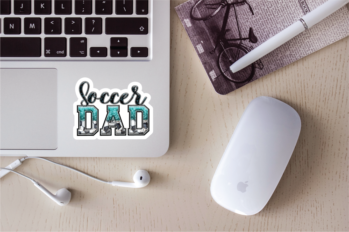 Sports Dad - Full Color Vinyl Stickers (SHIPS IN 3-7 BUS DAYS)