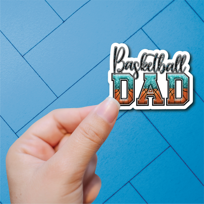 Sports Dad - Full Color Vinyl Stickers (SHIPS IN 3-7 BUS DAYS)