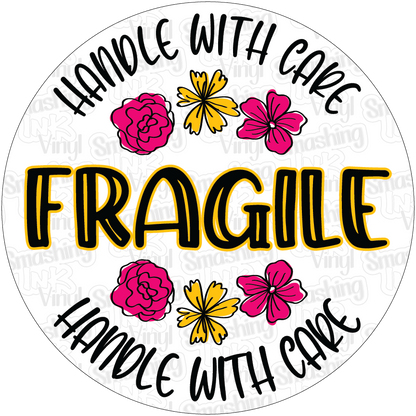 Fragile Floral - Packaging Labels (SHIPS IN 3-7 BUS DAYS)