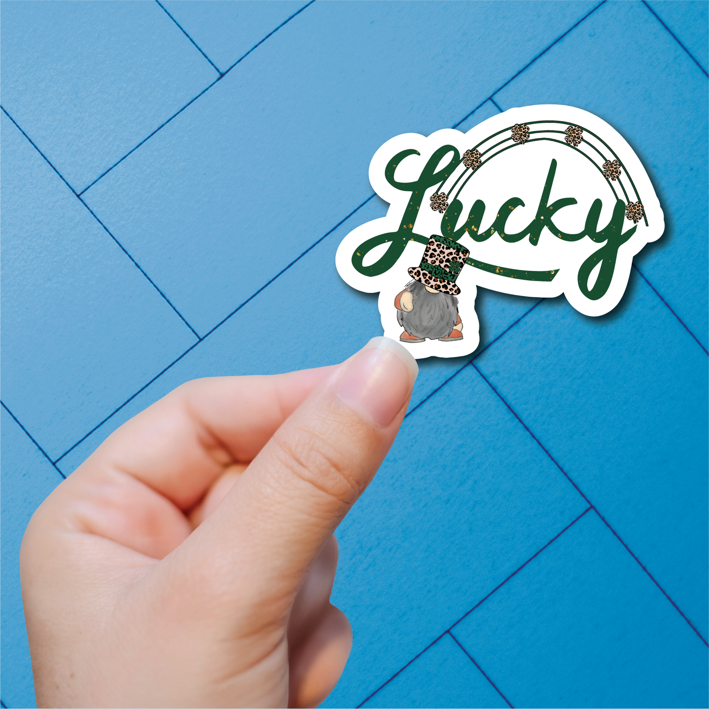 St. Patrick's Day - Full Color Vinyl Stickers (SHIPS IN 3-7 BUS DAYS)