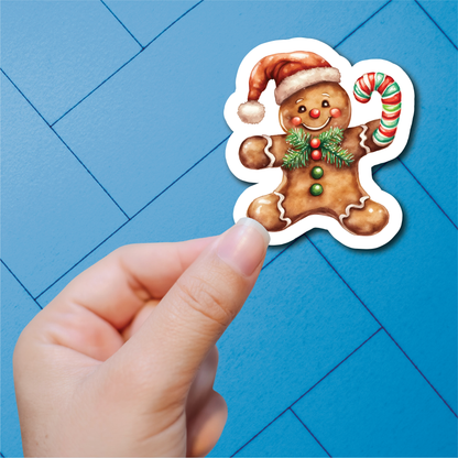 Gingerbread - Full Color Vinyl Stickers (SHIPS IN 3-7 BUS DAYS)