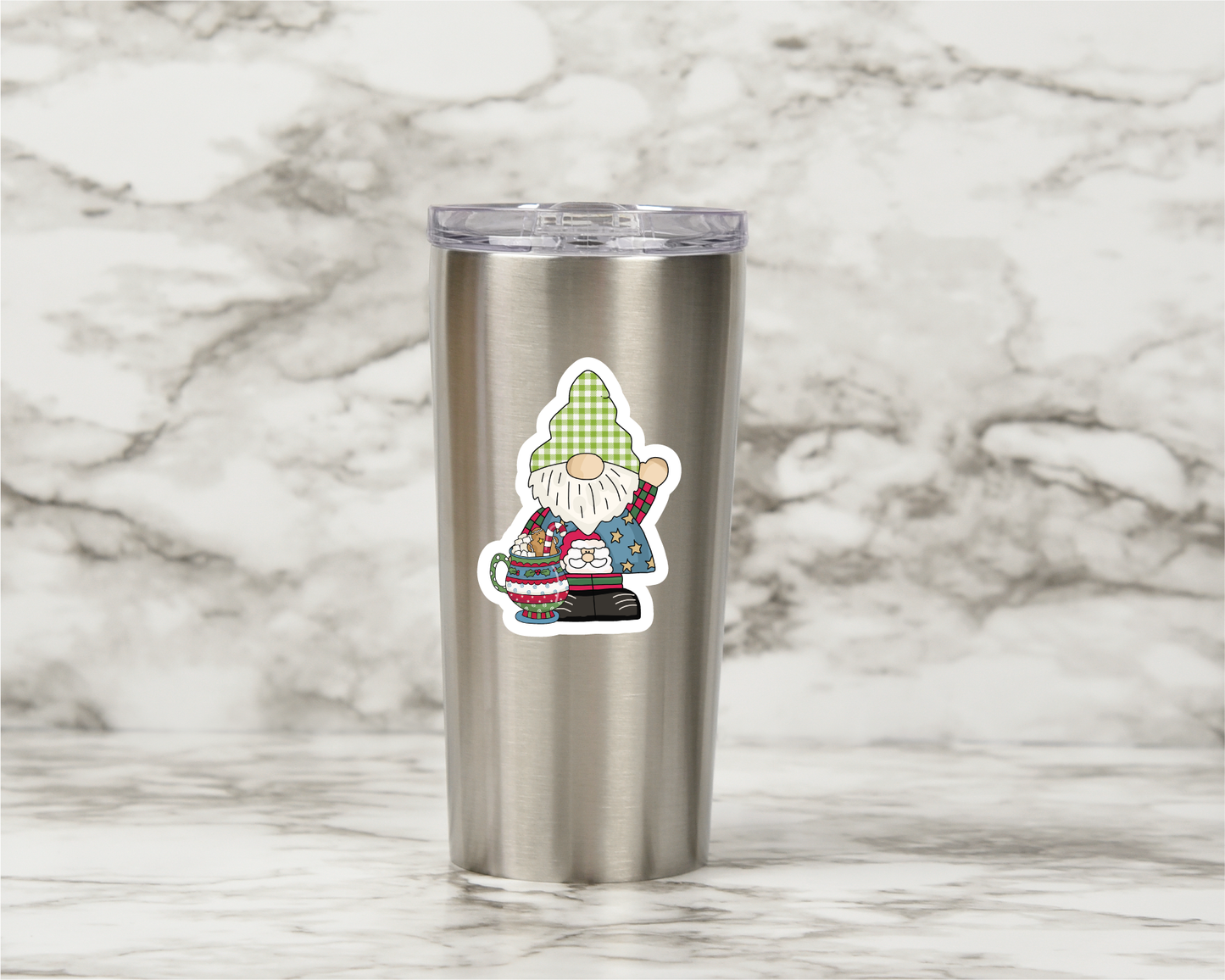 Ugly Christmas Sweater Gnomes - Full Color Vinyl Stickers (SHIPS IN 3-7 BUS DAYS)