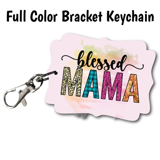 Blessed Mama - Full Color Keychains