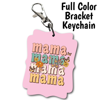 Mama Floral - Acrylic Keychain