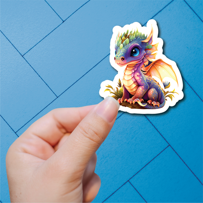 Colorful Dragons - Full Color Vinyl Stickers (SHIPS IN 3-7 BUS DAYS)